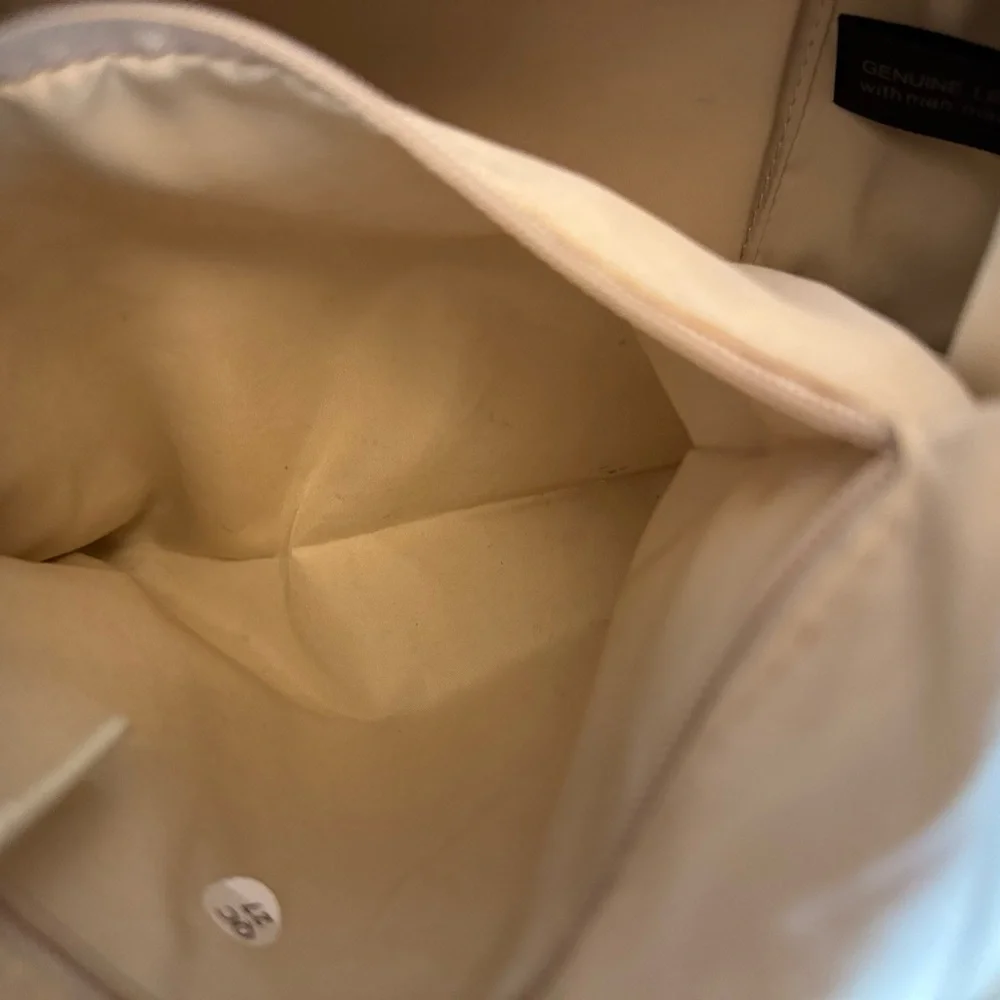 Gianni Bernini tri-color leather shoulder bag.
